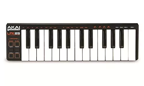 Akai Professional LPK25 25-Key Ultra-Portable USB MIDI Keyboard Controller