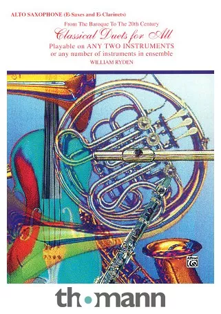 Alfred Music Publishing Classical Duets for All A-Sax