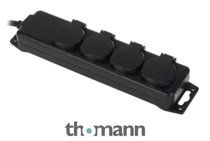 Brennenstuhl Hinged Lid Socket Dist. 4-Way