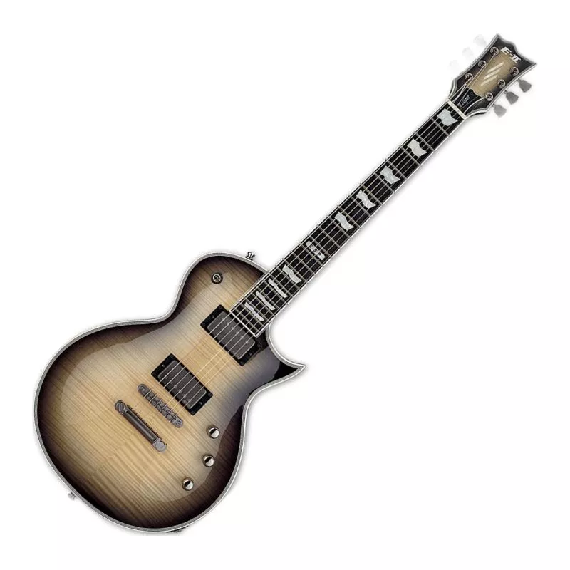 ESP E-II Eclipse Full Thickness Black Natural Burst Electric Guitar B-