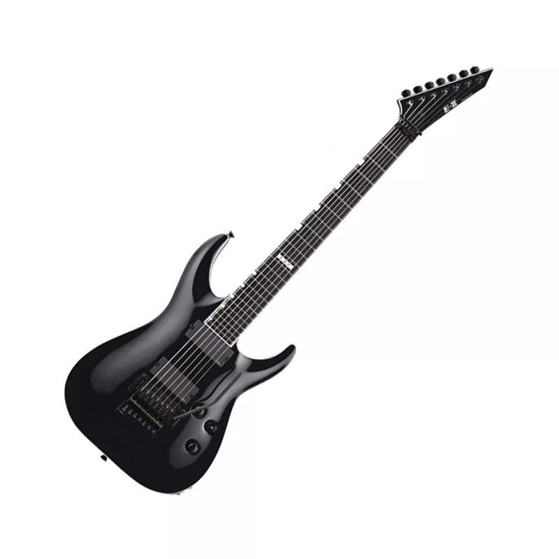 ESP E-II Horizon FR-7 BLK Floyd Rose 7-String Black Electric Guitar