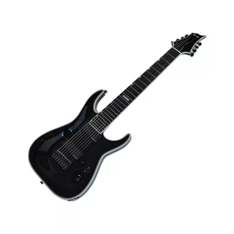 ESP E-II HRF-NT8 B BLK 8-String Baritone Electric Guitar