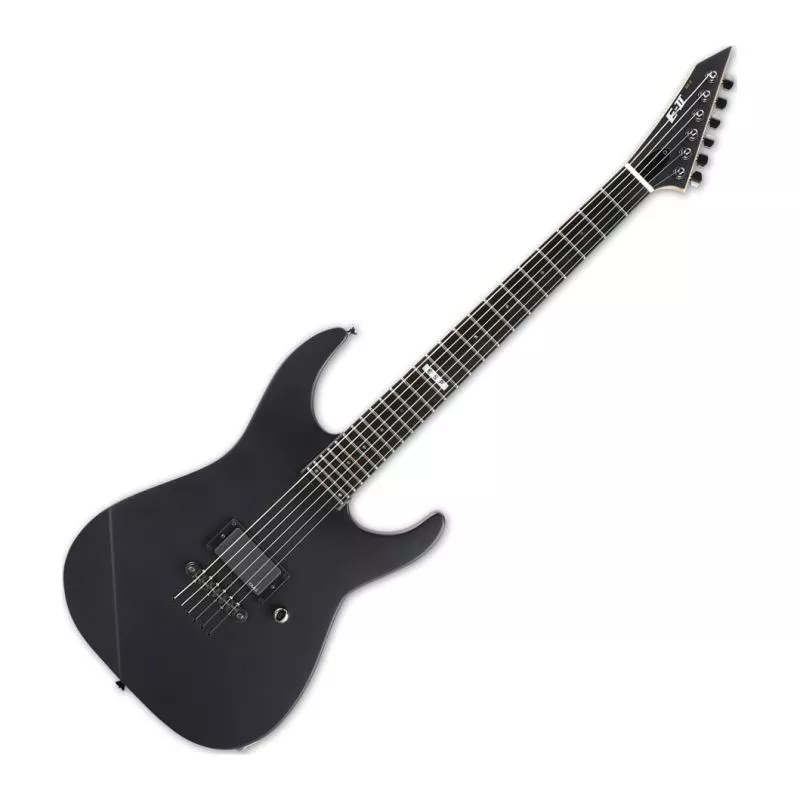 ESP E-II M-I NT Electric Guitar in Black Satin