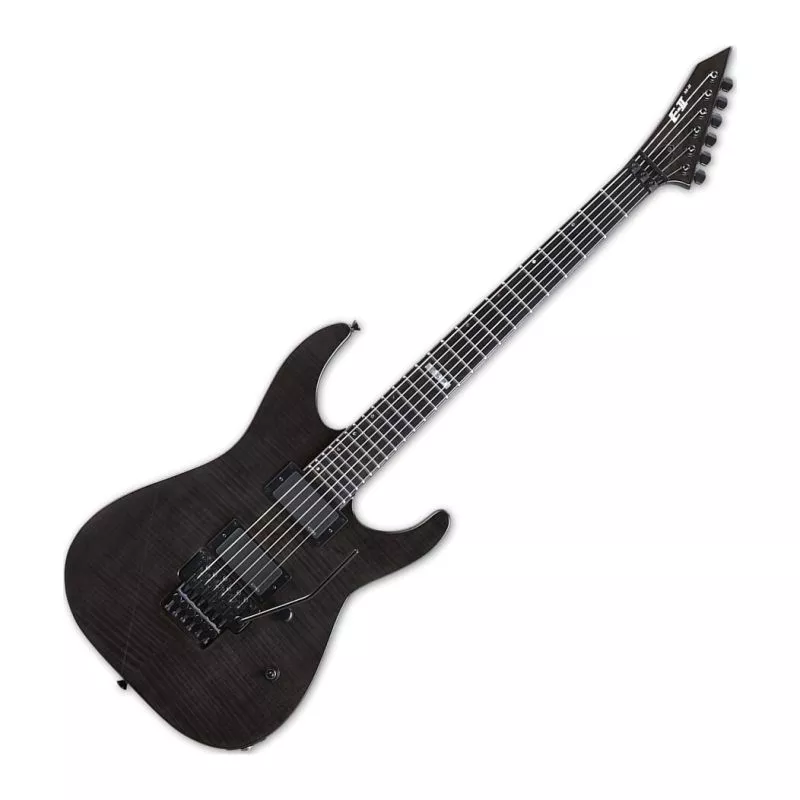 ESP E-II M-II Electric Guitar in See Thru Black