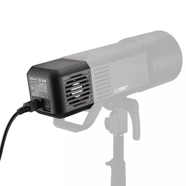 Godox AC26 AC Power Adapter for AD600Pro Witstro Outdoor Flash