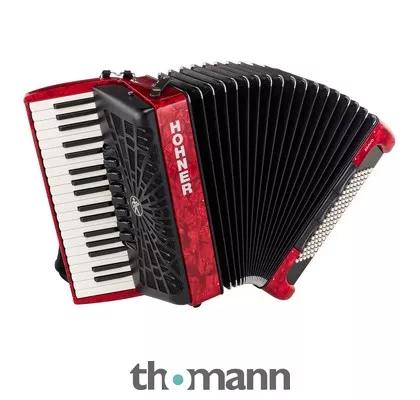 Hohner Bravo III 96 silent key red