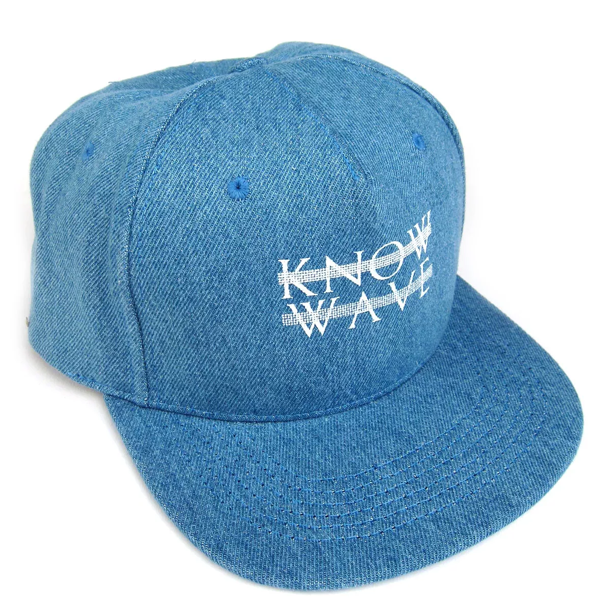Know Wave Logo 5 Panel - Light Denim