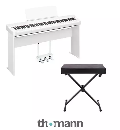 Yamaha P-225 WH Home Bundle