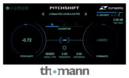 Zynaptiq Pitchshift